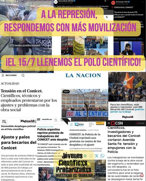 Movilizacion al polo cientifico