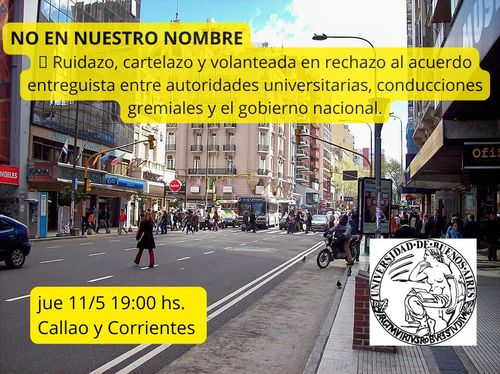 Ruidazo contra el acuerdo entreguista del 21%