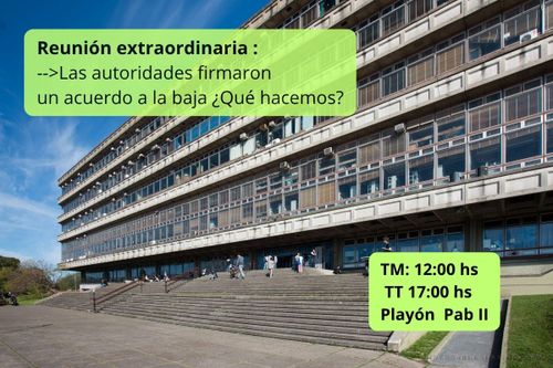 Reunion urgente : las autoridades quieren firmar un acuerdo que incumple la Ley de Financiamiento