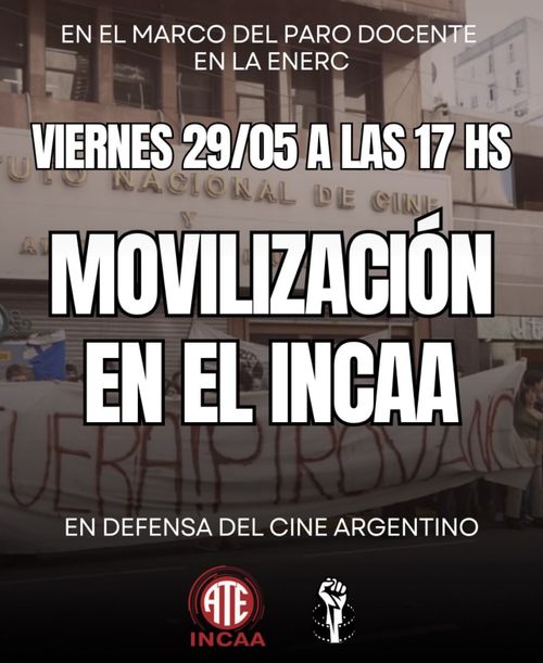 Movilizacion en el INCAA