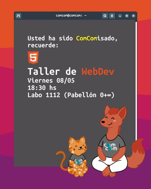 WebDev - Talleres ComCom