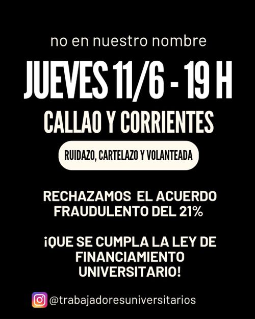 Ruidazo contra el acuerdo fraudulento del 21%