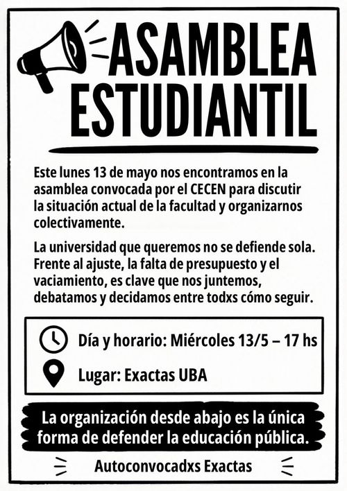 Asamblea Estudiantil