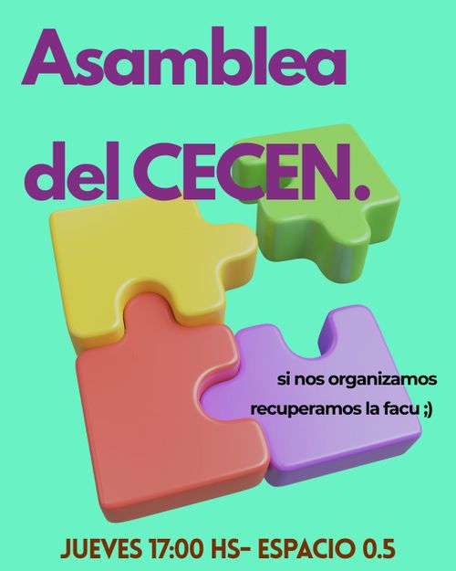 Asamblea estudiantil del CECEN