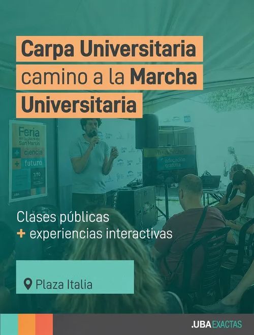 Clases carpa universitaria 7/5