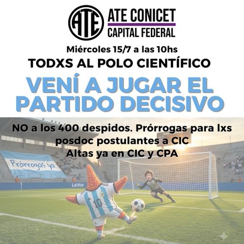 Movilizacion al polo científico